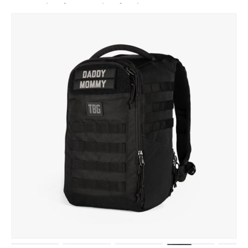 Mini Diaper Bag Backpack + Changing Mat by TBG – Tactical Baby Gear