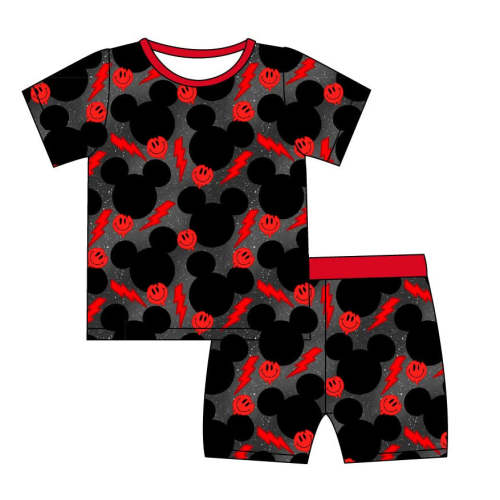 Mouse Mischief PJ Set - 2 Piece PJ Set Short Sleeve and Shorts – GiGi's Closet