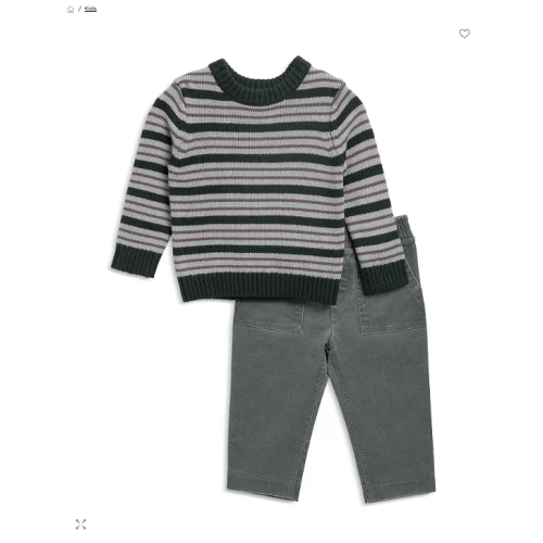 Boys' Forest Fun Striped Sweater & Pants Set - Baby