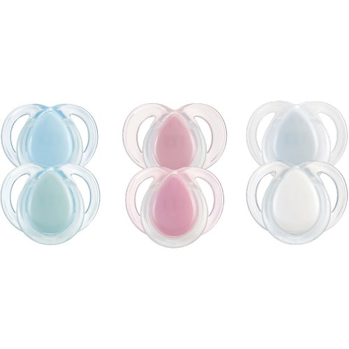 Tommee Tippee Night Time Soothers 0-6m 2 Pack Dummies - Assorted*