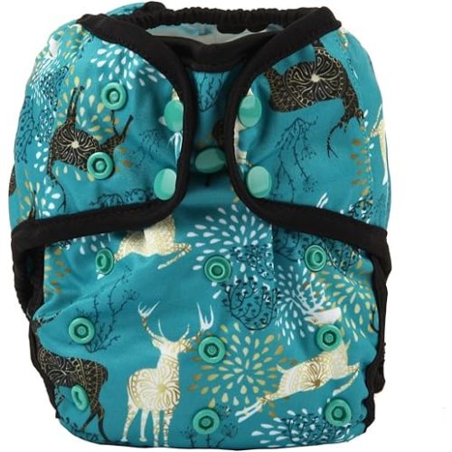 Baby Cloth Diaper Cover Nappy One Size 8lbs to 36lbs (Regal Deer)