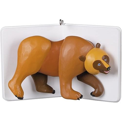 Hallmark Keepsake Christmas Ornament 2022, Brown Bear, Brown Bear, What Do You See? Book