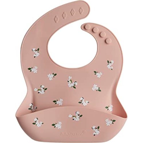 Loulou Lollipop Soft, Waterproof Silicone Feeding Bib for Babies and Toddlers