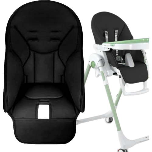 High Chair Cover Replacement for Gracos - Universal Fit Soft PU Leather Cushion Pad, Protective & Waterproof for Siesta Zero3, High Chairs