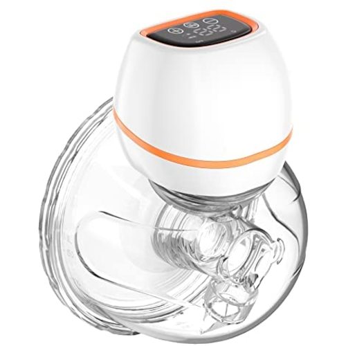 Breast Pump, BeauPro Portable Wireless Wearable Breast Pump with Touchscreen LCD Display, Rechargeable Hands Free Breast Pump Electric with 3 Modes & 9 Levels, Come with 17mm/19mm /21mm /24mm Flanges