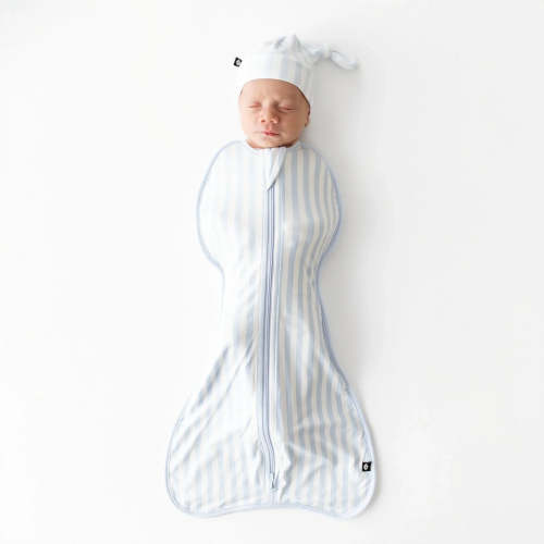 Swaddle Bag in Small Mist Stripe 0.5