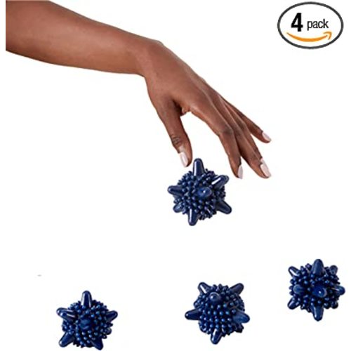 Esembly Agitators, Washer Dryer Balls for Cleaner Softer Laundry, Reusable Eco-Friendly Silicone Laundry Dryer Balls, 4 Pack
