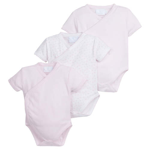 Set of 3 Onesies - Light Pink | The Little Lane Shop