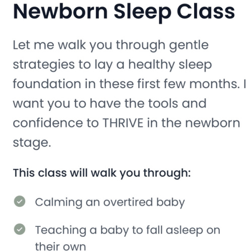 Taking Cara Babies Newborn Sleep Bundle | Sleep Class