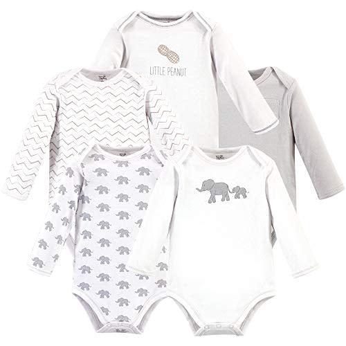 Touched by Nature Unisex Baby Organic Cotton Long-Sleeve Bodysuits