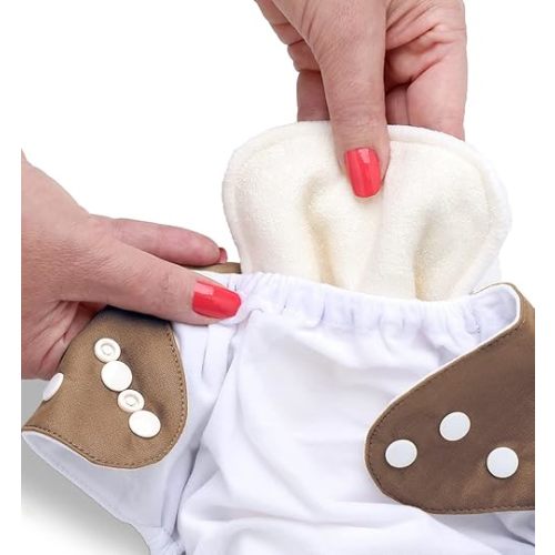Nora's Nursery Baby Cloth Diaper Inserts | 10 Pack | for Baby Cloth Diapers
