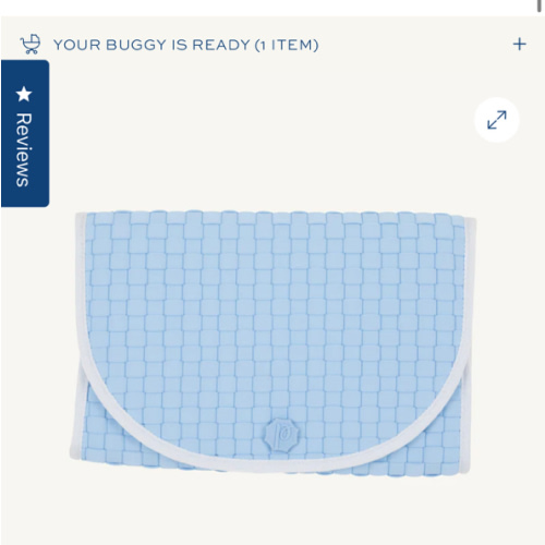 T.B.B.C. x Pluie Pret Changing Clutch - Buckhead Blue Gingham