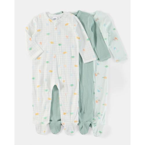 3 Pack Cotton Coveralls - Kmart