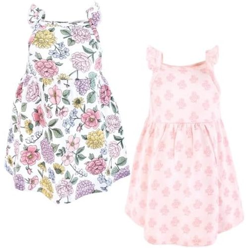 Luvable Friends Hudson Baby Sleeveless Dresses 2pk