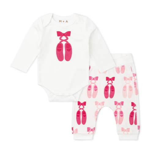 M+A by Monica + Andy, Organic Cotton First Moves Set, Sizes Newborn - 18-24 Months