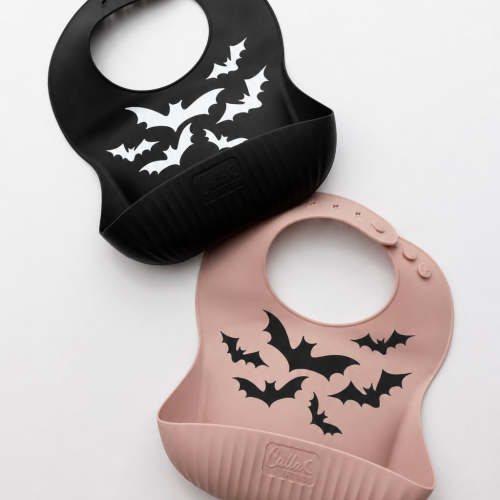 Spooky Collection Catch All Bib - Bats – Calla and Friends