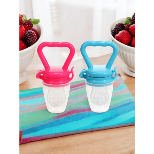 Baby Fruit Feeder Set of 2 - BPA-Free Container for 6-12 month old, Perfect for Nibbling on Fruits and Vegetables