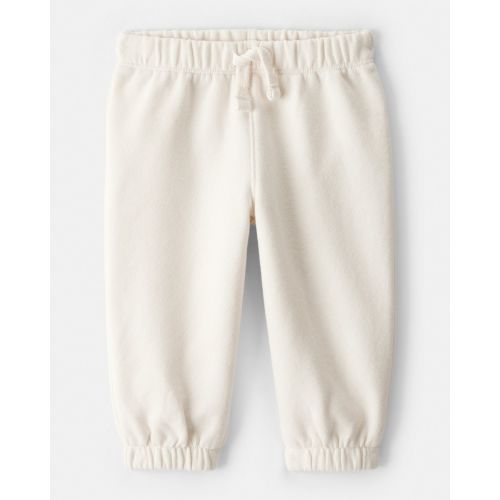 Baby Girl DayDream Fleece Pants - Cream | Carter's