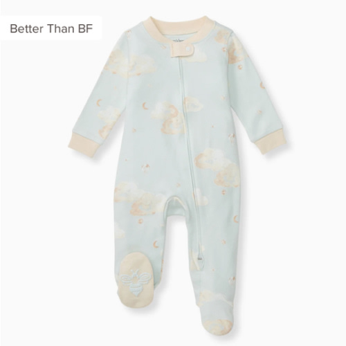 Good Night Sky Organic Cotton Sleep & Play - Ice Flow