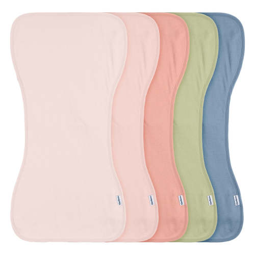 5-Pack Baby Girls Pink & Blue Jersey Burp Cloths – Gerber Childrenswear