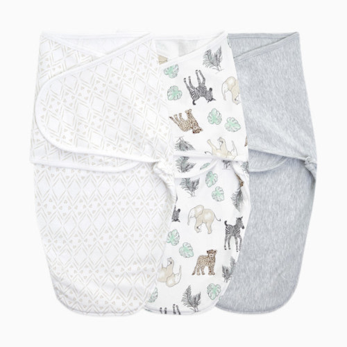 Essentials Cotton Wrap Swaddles (3 Pack) - Toile