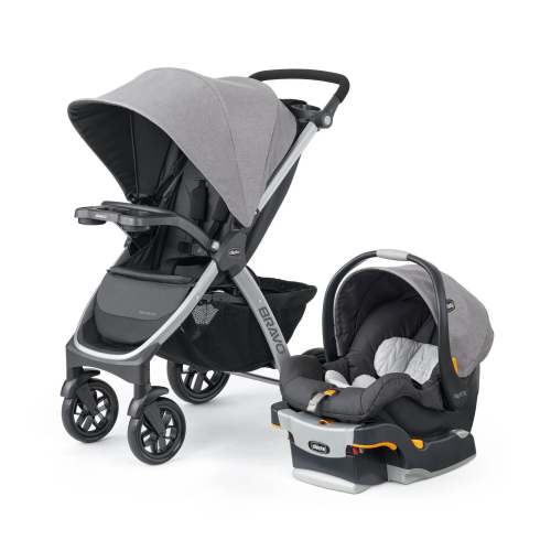 Bravo 3-in-1 Quick-Fold Trio Travel System - Parker