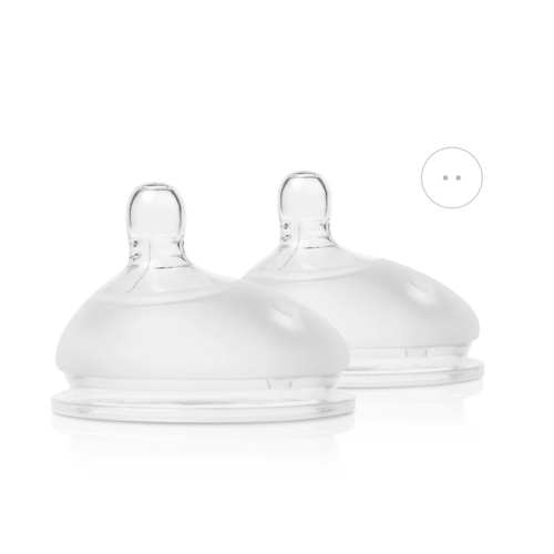 Olababy GentleBottle Replacement Nipples for Every Feeding Stage (2-Pack) - 3-6 month