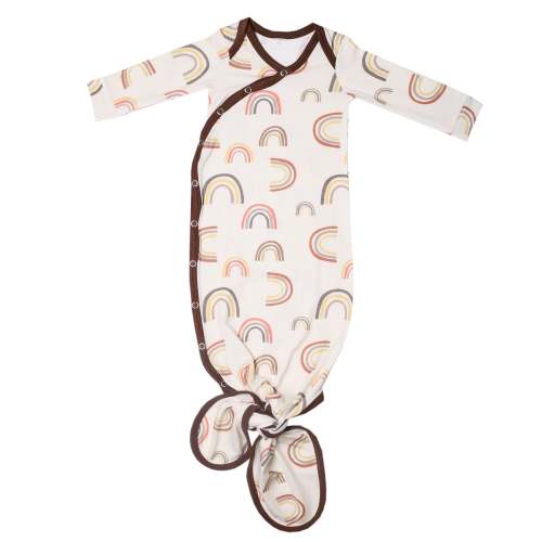 Newborn Knotted Gown - Kona