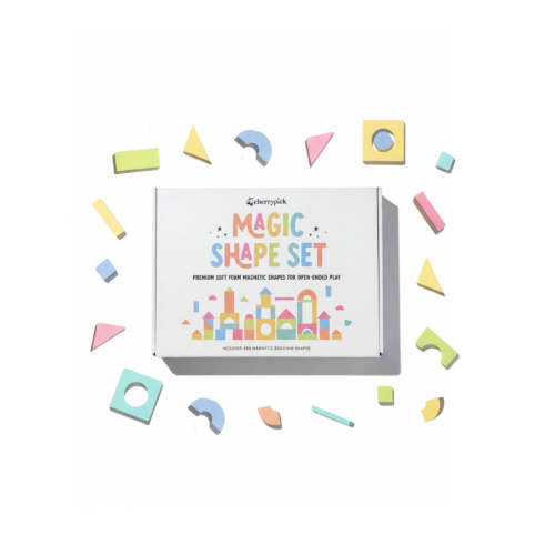 Magic Shape Set - Soft Foam Magnetic Shapes for Building and Play – Cherrypick
