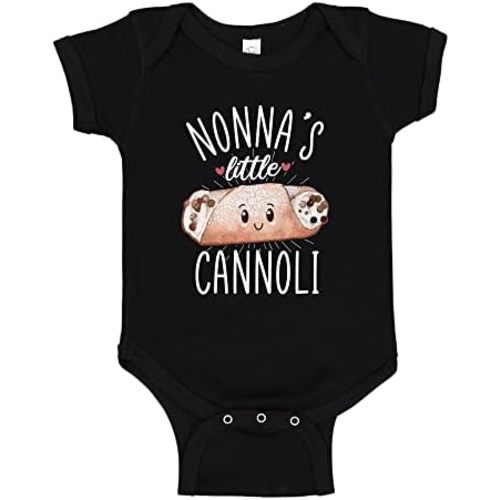 Nonna's Little Cannoli Baby Boy or Girl Bodysuit One Piece Toddler T-Shirt Italian Nonna Gift for Grandma