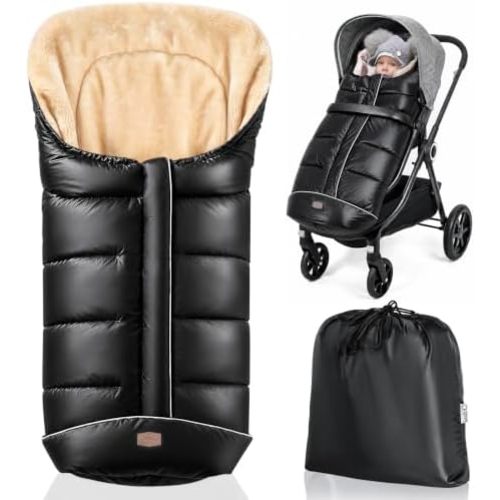 Orzbow Stroller Footmuff Universal, Weather-Proof Baby Bunting Bag, Warm