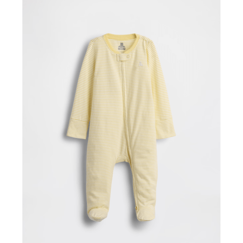 Baby Organic Cotton Footed Zip One-Piece, 6-9 Months