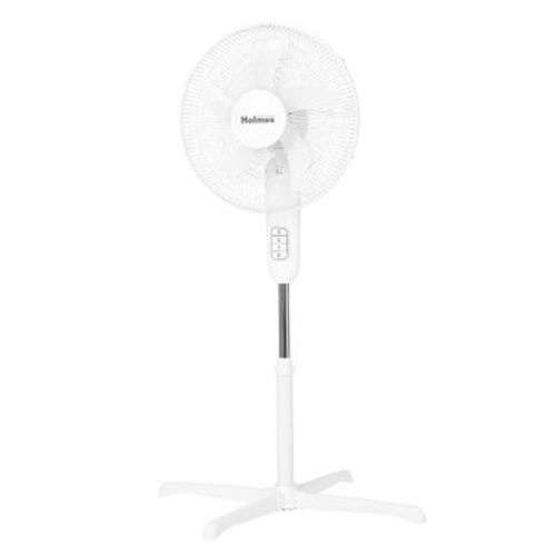 Holmes 16" Blade Breeze Manual Stand Oscillating Fan White