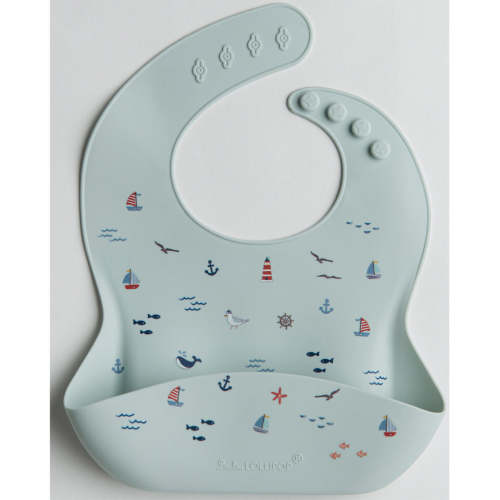 Loulou Lollipop Silicone Bib - Set Sail