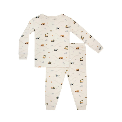 Construction Small Ribbed Two-Piece Set