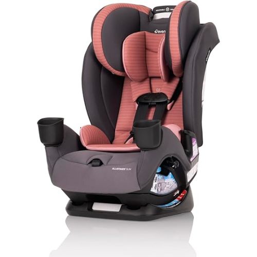 Evenflo All4Stages Slim 4-in-1 Convertible Car Seat (Sanibel Pink)
