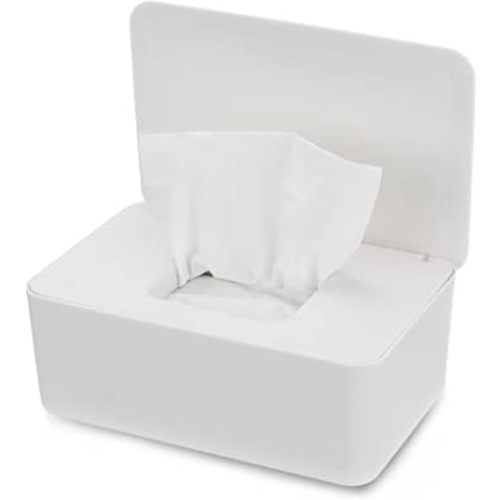 NOVWANG Wipes Dispenser Large Capacity Baby Wipes Holders Case Keeps Wipes Fresh Wipes Container with Silicone Non-Slip Pad, Dustproof Tissues Wipes Case with Lid