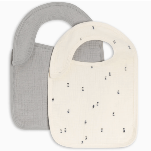 2-Pack Muslin Bibs