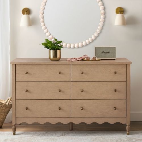 Camille 6-Drawer Dresser (54w x 19d")