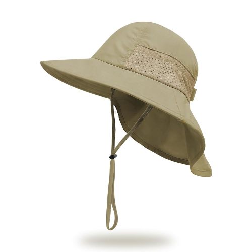 Baby Sun Hat with Neck Flap for Sun Protection Toddler Beach Hat UPF 50+ Outdoors 0-6 Years Boys Girls