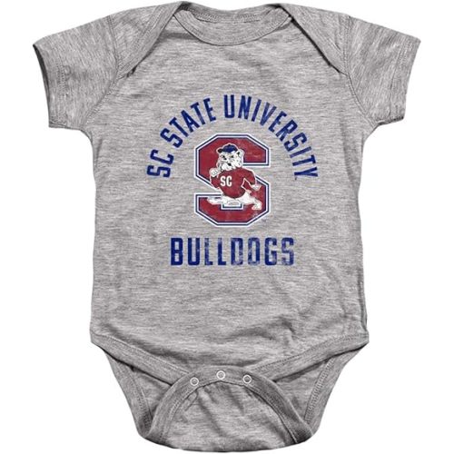 South Carolina State University Official Bulldogs Logo Unisex Infant Snap Suit for Baby