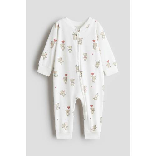 PATTERNED PAJAMA JUMPSUIT