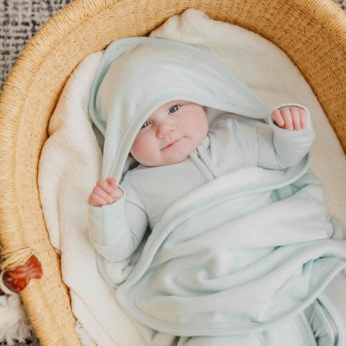 Premium Baby Knit Hooded Towel - Air
