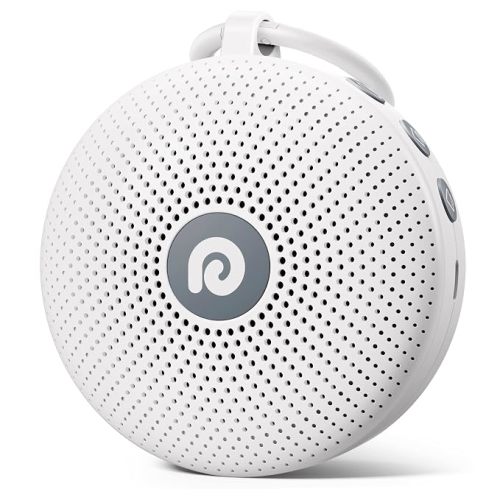 Dreamegg Portable Noise Machine for Baby Adult, Features Powerful Battery, 21 Soothing Sound, Noise Canceling for Office & Sleeping, Sound Therapy for Home, Travel, Registry Gift, Classic White