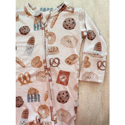 FRESH OUT OF THE OVEN- Zippered Romper