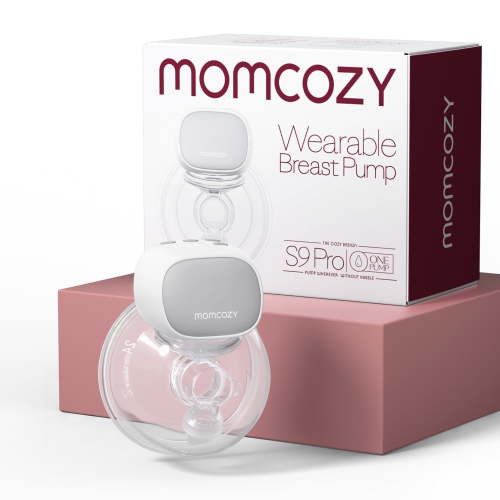 Momcozy S9 Pro Wearable Breast Pump, Hands Free Electric Breast Pump of LED Display 24mm Gray HSA/FSA Eligible