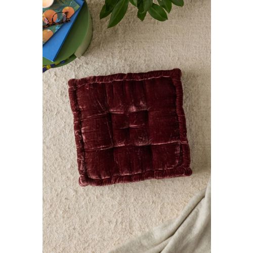 Ruthie Velvet Floor Pillow