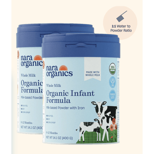 Organic Whole Milk Infant Formula – Starter bundle – Nara Organics