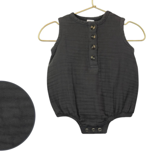 Cloud Muslin™ Bubble Romper - Charcoal