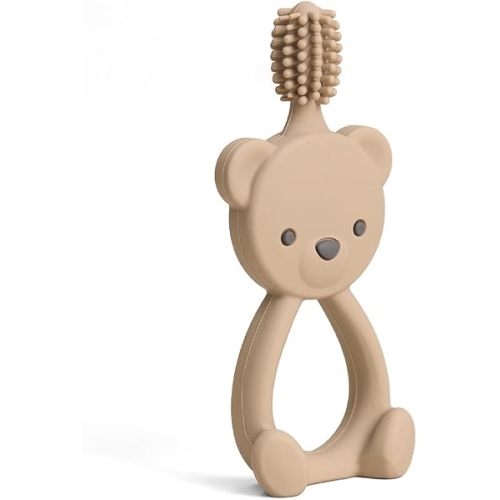 Itzy Ritzy Silicone Baby Toothbrush (Bear)